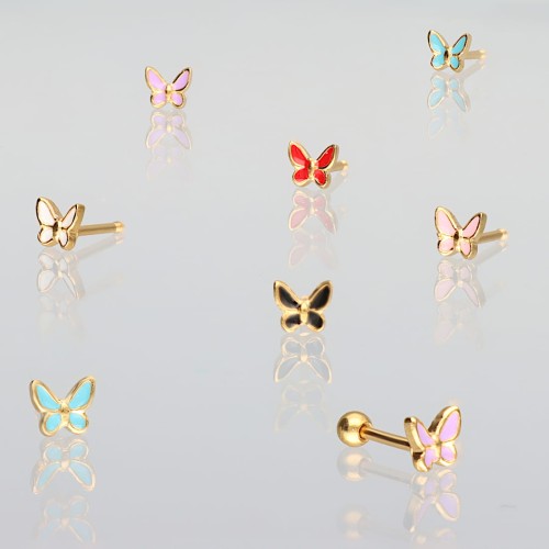 Kolczyk do ucha z emaliowanej stali MOTYLEK_mix.jpg