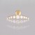 Labret ze Złota 14K w formie łuku z cyrkoniami