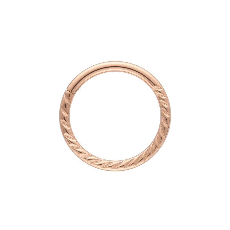 Clicker ze Stali 316L rose gold plecionka_1.jpg