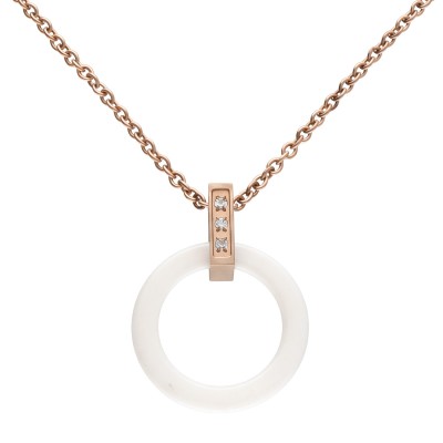 Naszyjnik rose gold kółko z białą ceramiką.jpg