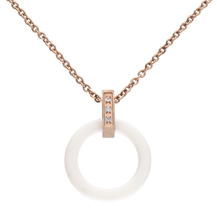 Naszyjnik rose gold kółko z białą ceramiką.jpg