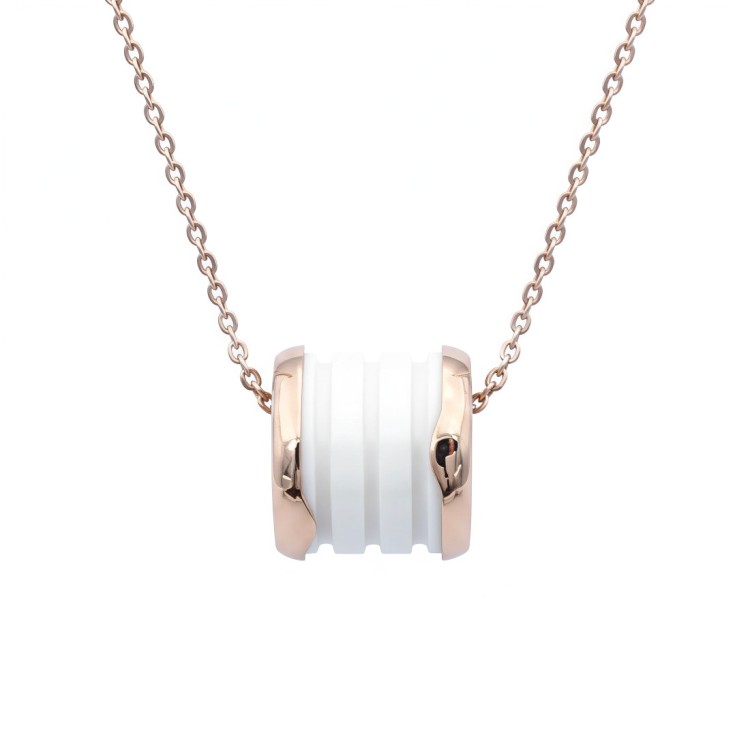 Naszyjnik rose gold z koralikiem z białej ceramiki.jpg