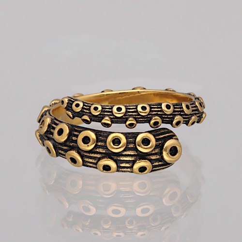 Obrączka ze stali szlachetnej MACKA OŚMIORNICY