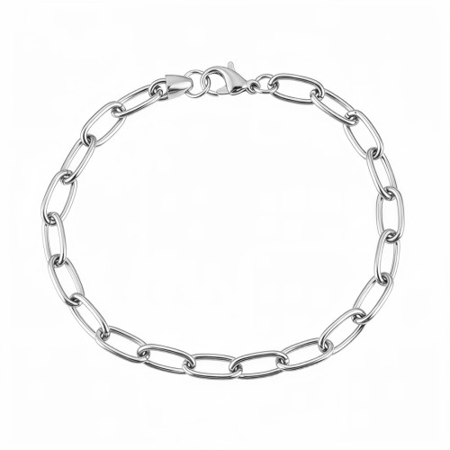 Srebrna bransoletka do charmsów z dużymi ogniwkami.jpg