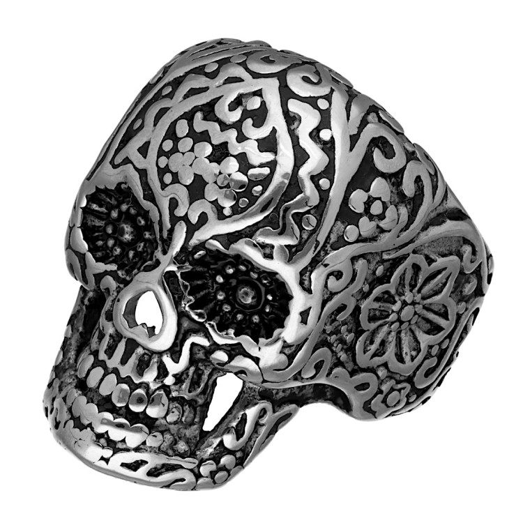 Srebrny sygnet czaszka calavera.jpg