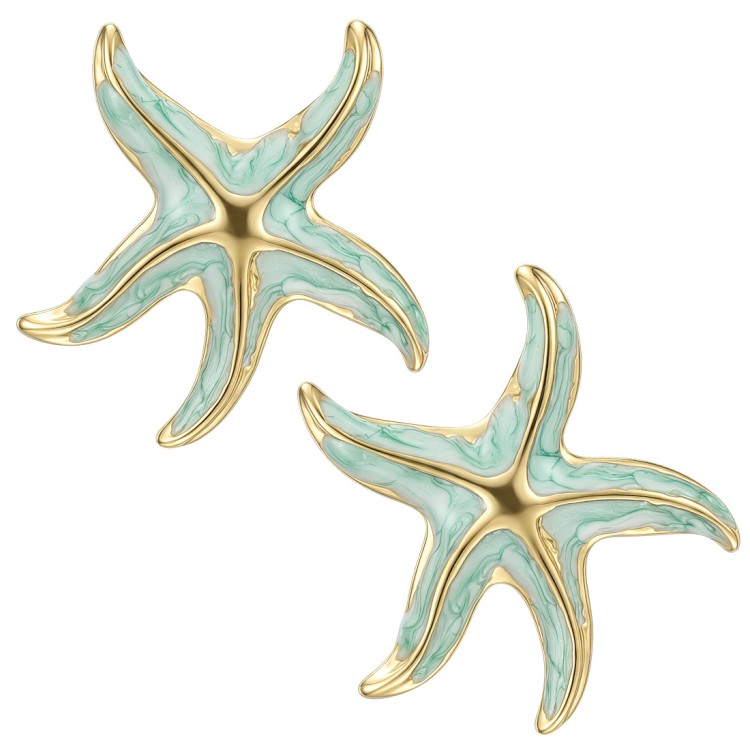 Kolczyki emaliowane ze stali szlachetnej ROZGWIAZDY.jpg