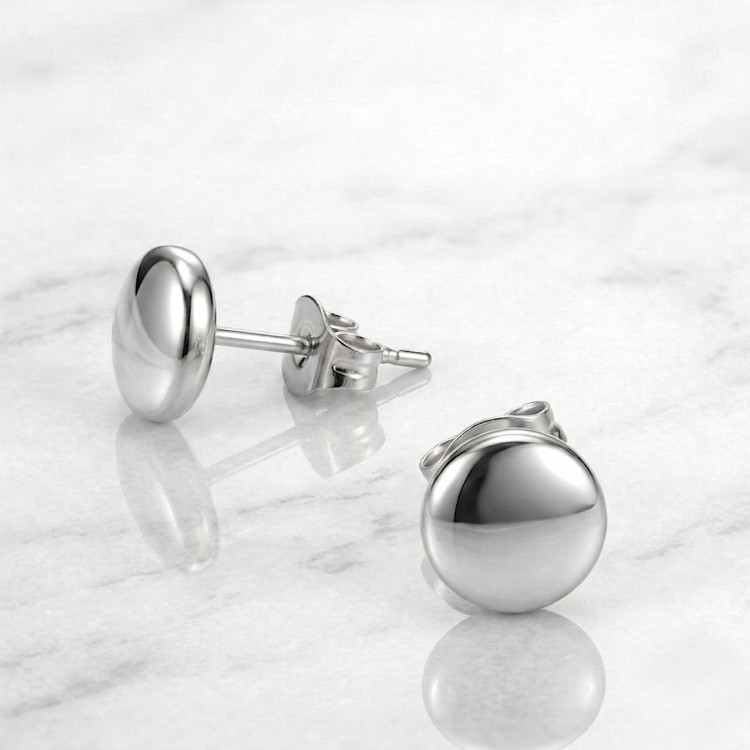 Srebrne kolczyki ze stali szlachetnej MAŁE PASTYLKI.jpg