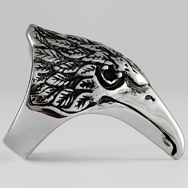 Srebrny sygnet ze stali szlachetnej z głową orła.jpg