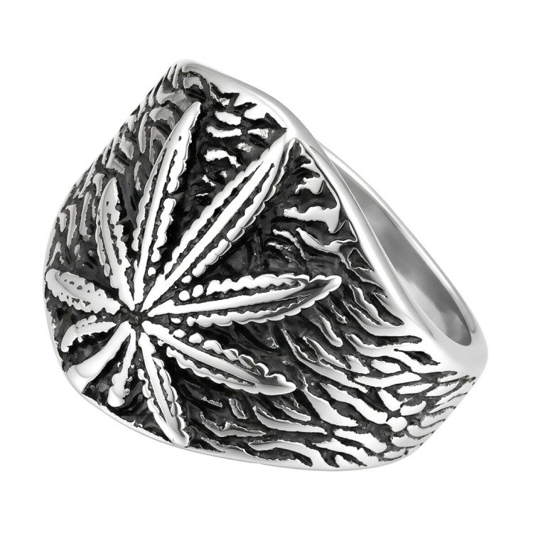 Srebrny sygnet ze stali szlachetnej CANNABIS.jpg