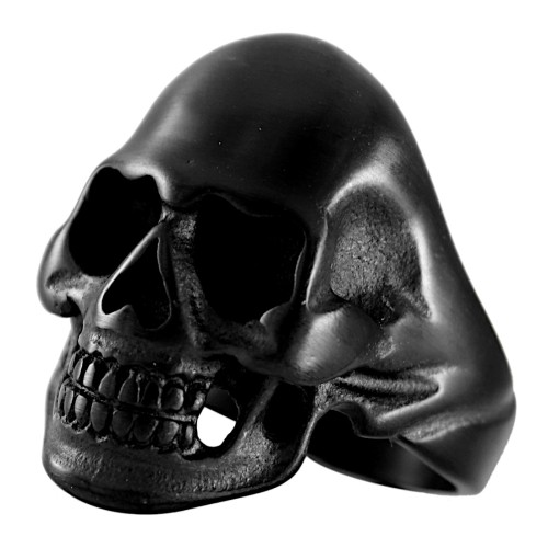 Czarny sygnet stalowy z motywem czaszki.jpg