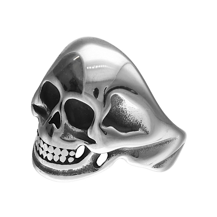 Srebrny sygnet stalowy CZASZKA .jpg