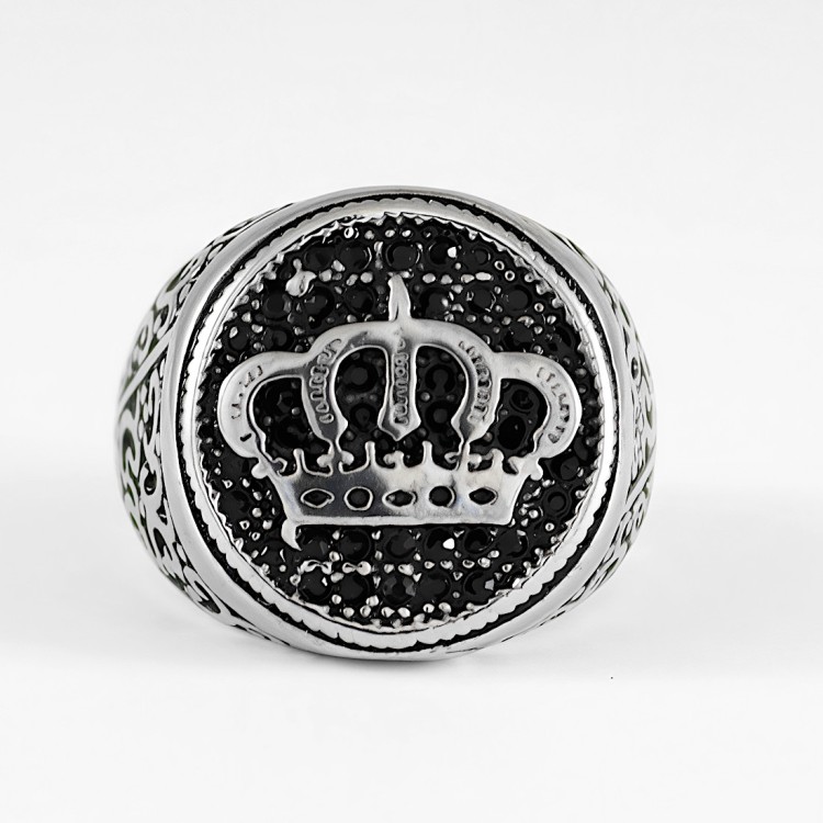 Sygnet stalowy z motywem KORONY.jpg