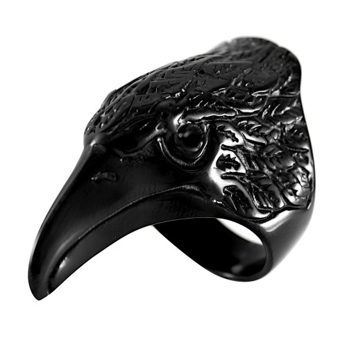 Czarny sygnet stalowy głowa kruka.jpg