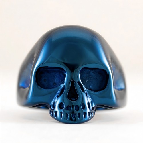 Niebieski sygnet stalowy CZASZKA.jpg