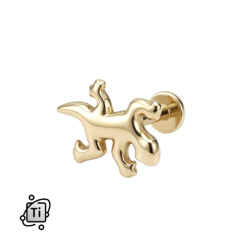 Złoty labret tytanowy JASZCZURKA.jpg