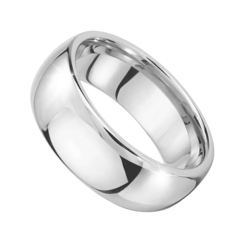 Klasyczna srebrna półokrągła obrączka ze stali szlachetnej.jpg