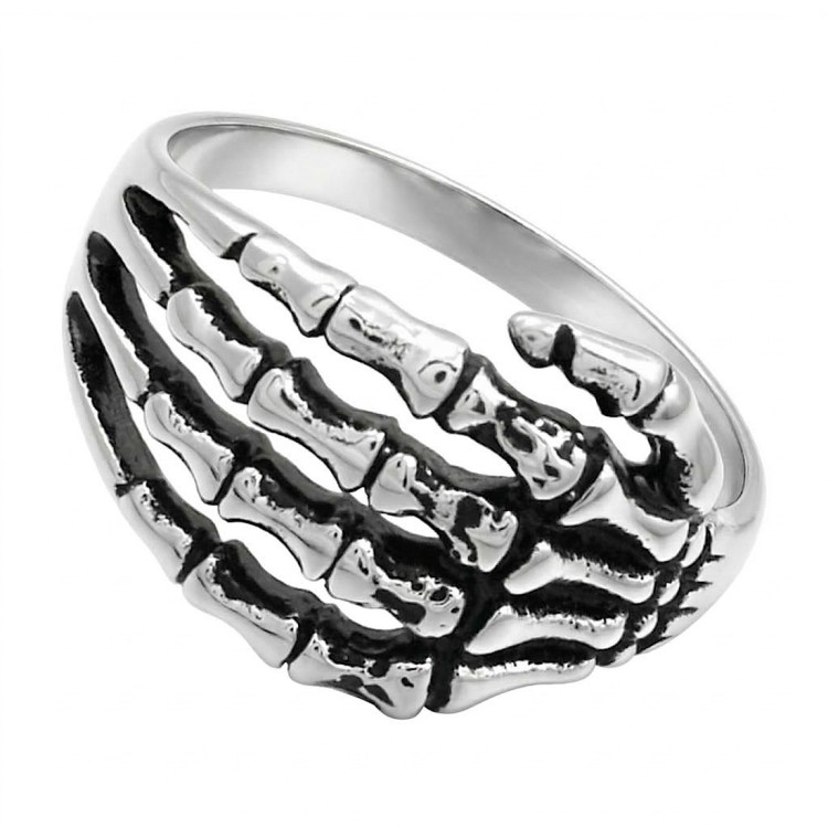 Pierścień stalowy DŁOŃ SZKIELETU.jpg