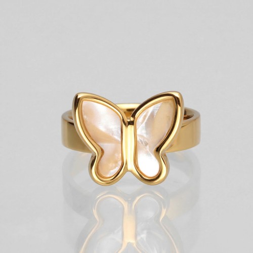 Złoty pierścionek stalowy MOTYLEK.jpg