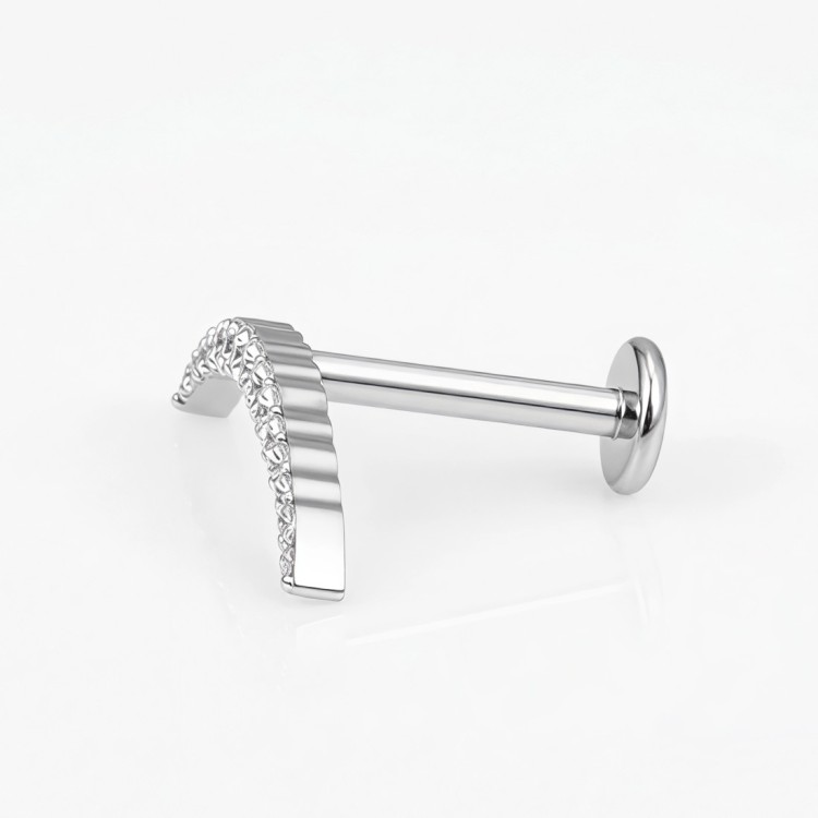 Labret tytanowy DŁUGI ŁUK wysadzany cyrkoniami.jpg