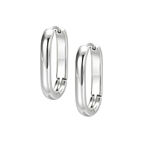 Owalne kolczyki huggie ze stali.jpg