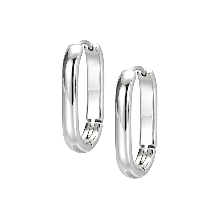 Owalne kolczyki huggie ze stali.jpg