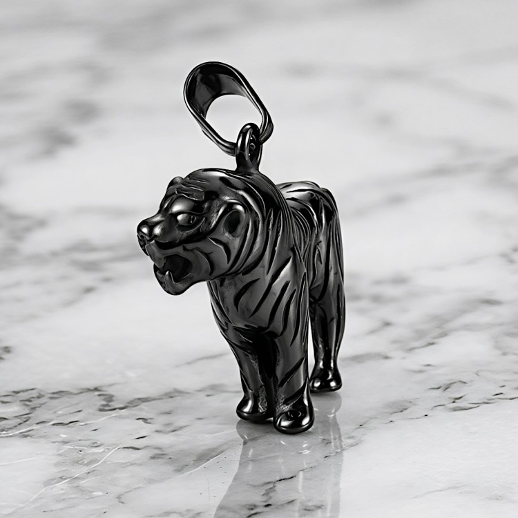 Czarny zawieszka ze stali TYGRYS.jpg