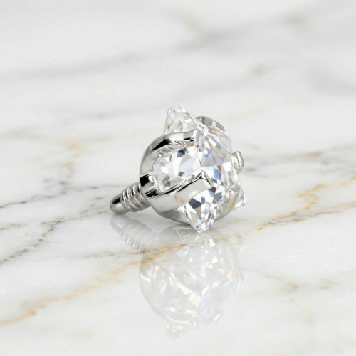 Labret z gwintem wewnętrznym ze stali szlachetnej GWIAZDKA z cyrkonii.jpg