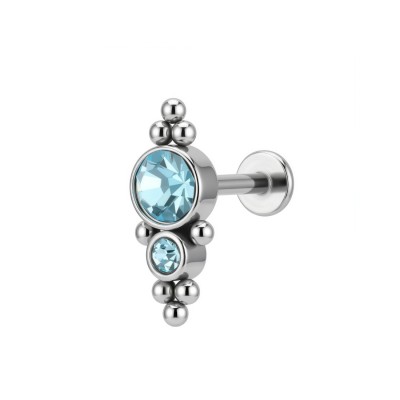 Labret ze stali szlachetnej z cyrkoniami Aqua.jpg