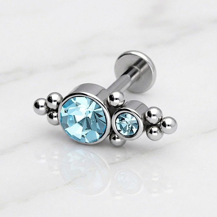 Labret ze stali szlachetnej z cyrkoniami Aqua.jpg