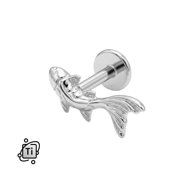 Labret tytanowy RYBKA - srebrny.jpg