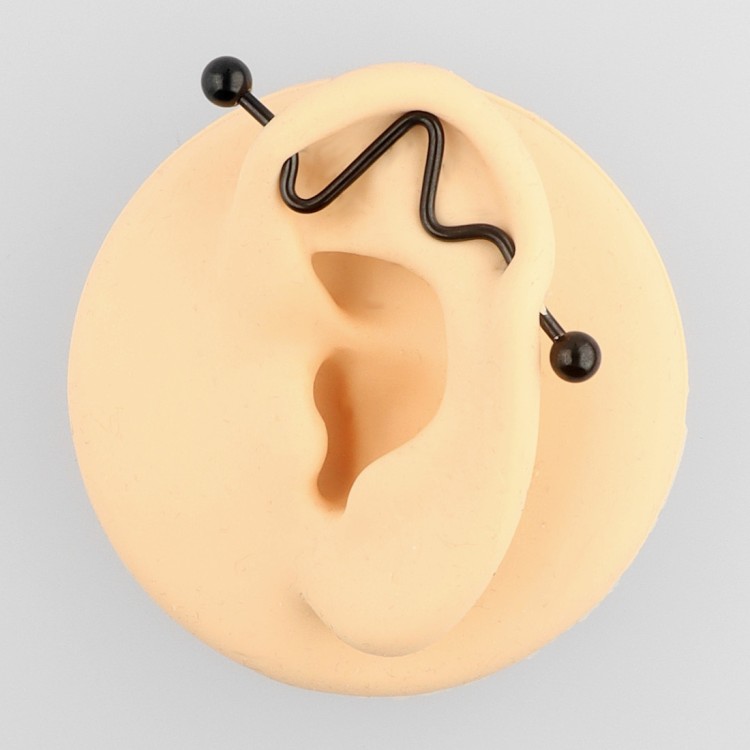 Czarna sztanga stalowa industrial krzywa EKG.jpg