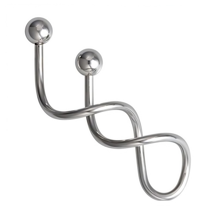 Kolczyk stalowy do ucha industrial twister.jpg