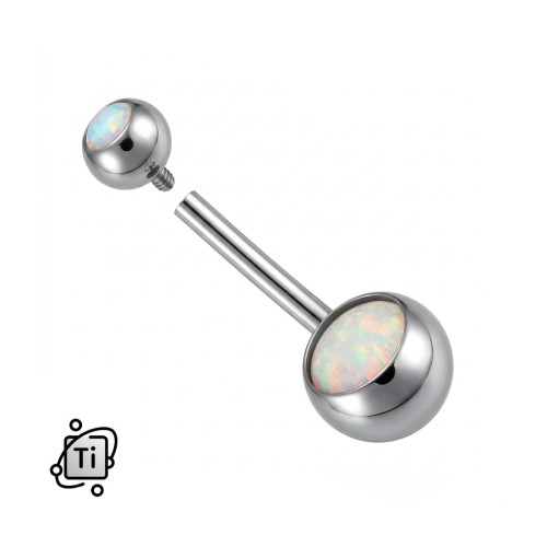 Kolczyk do pępka z opalitami z Tytanu G23
