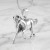 Srebrna zawieszka ze stli szlachetnej KOŃ W GALOPIE