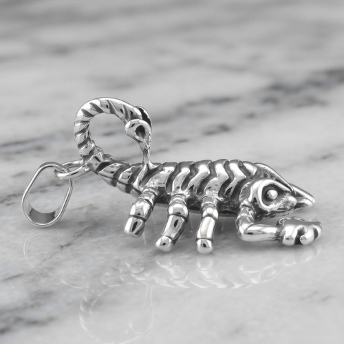 Zawieszka ze stali w kształcie skorpiona