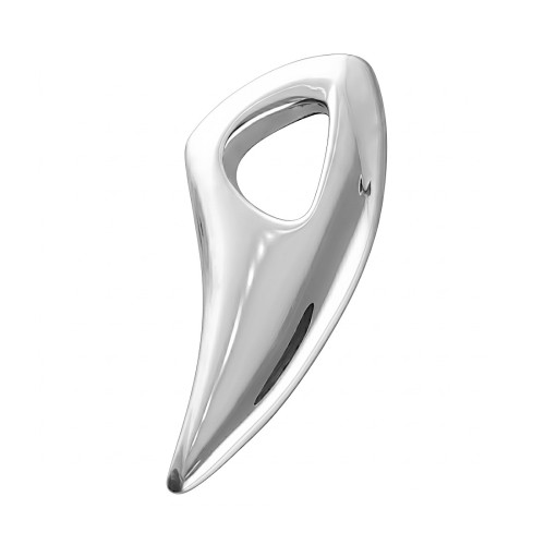 Zawieszka stalowa w kształcie kła.