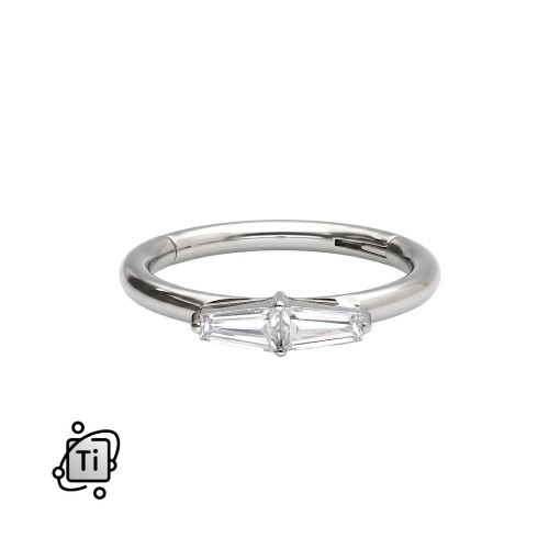 Clicker tytanowy z podwójną bagietką