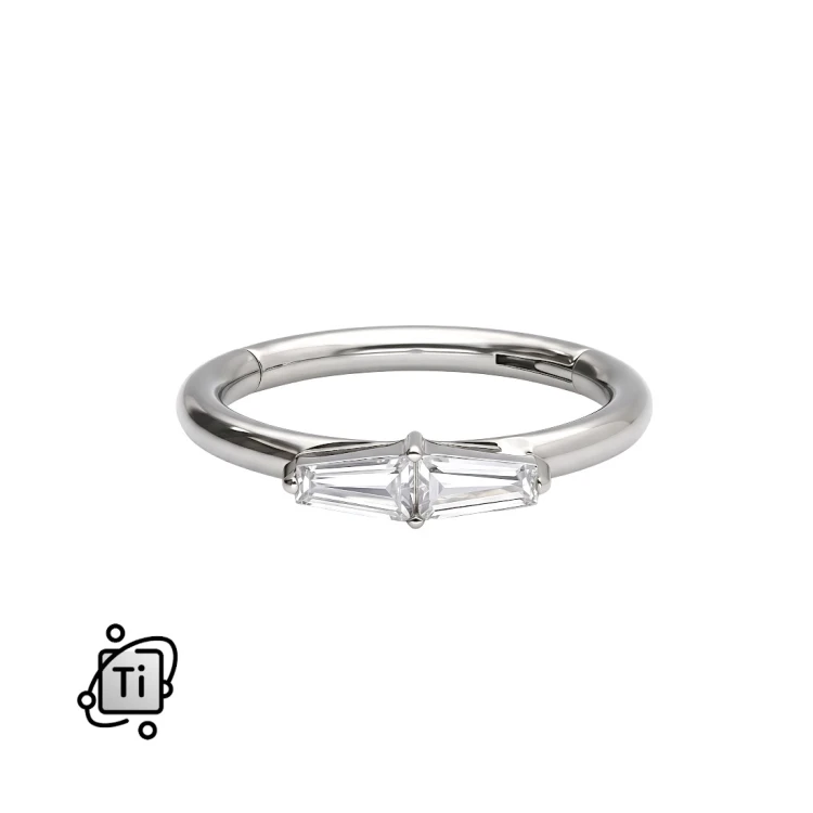 Clicker tytanowy z podwójną bagietką