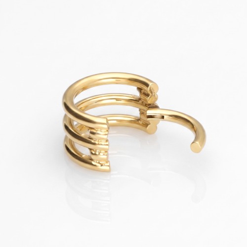 Złoty clicker tytanowy o potrójnej konstrukcji