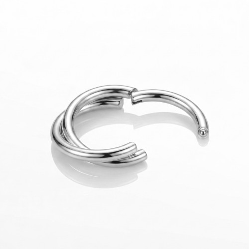 Clicker tytanowy z podwójną obręczą