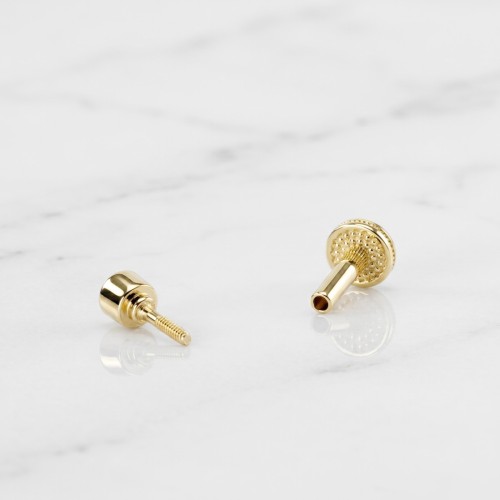 Klasyczny labret ze Złota 14K z cyrkonią