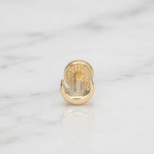 Labret ze Złota 14K PÓŁKSIĘŻYC