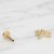 Labret  ze Złota 14K  z motywem trzech kwiatów