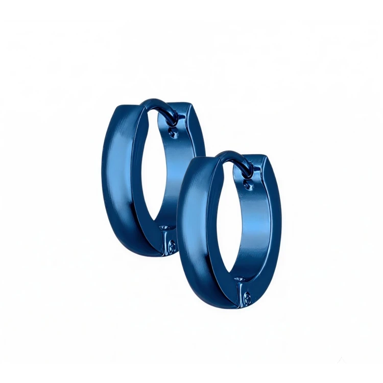 Kolczyki huggie półokrągła 4mm kobaltowe.jpg