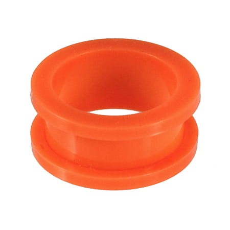 Pomarańczowy tunel akrylowy ze ścianką.jpg