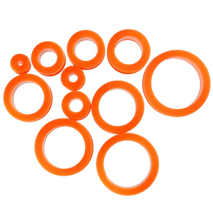 Pomarańczowy tunel akrylowy ze ścianką.jpg