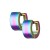 Kółka huggie w kolorach benzyny ze stali 5 x 11 mm - profil kwadratowy .jpg