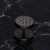 Czarny fake plug stalowy z grawerem Vegvisir