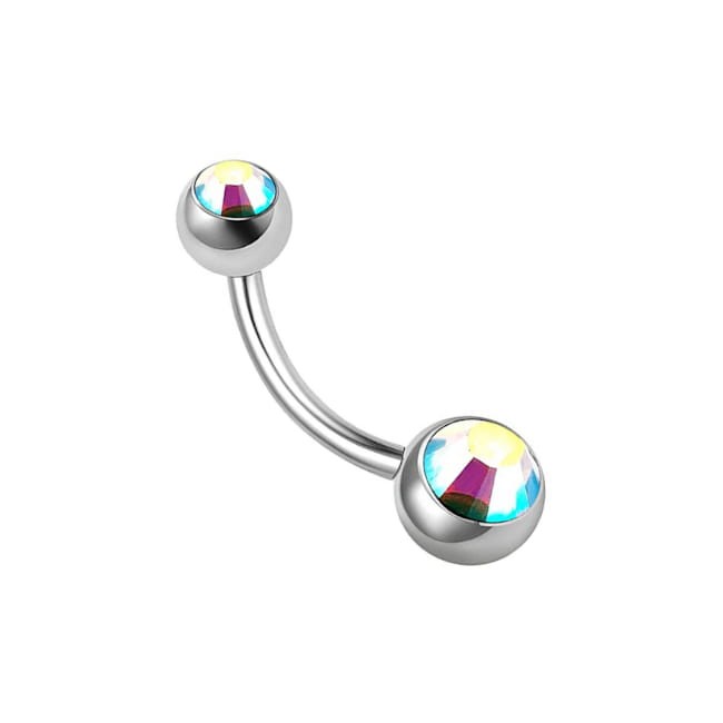 Kolczyk do pępka ze Stali 316L z cyrkoniami Crystal AB.jpg