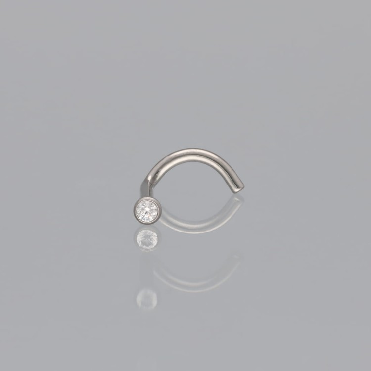 Nostril haczyk z cyrkonią Crystal z Tytanu G23.jpg